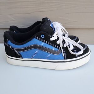 Vans Old Skool Blue Black Sneakers Youth Size 5.5